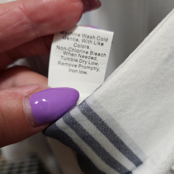 Bohemian Navy & White Spaghetti Strap V- Neck Jumpsuit - Picture 7 of 12